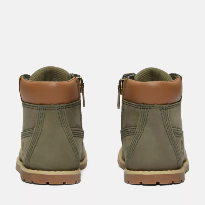Bottines 6-Inch Pokey Pine pour tout-petit en vert foncé
