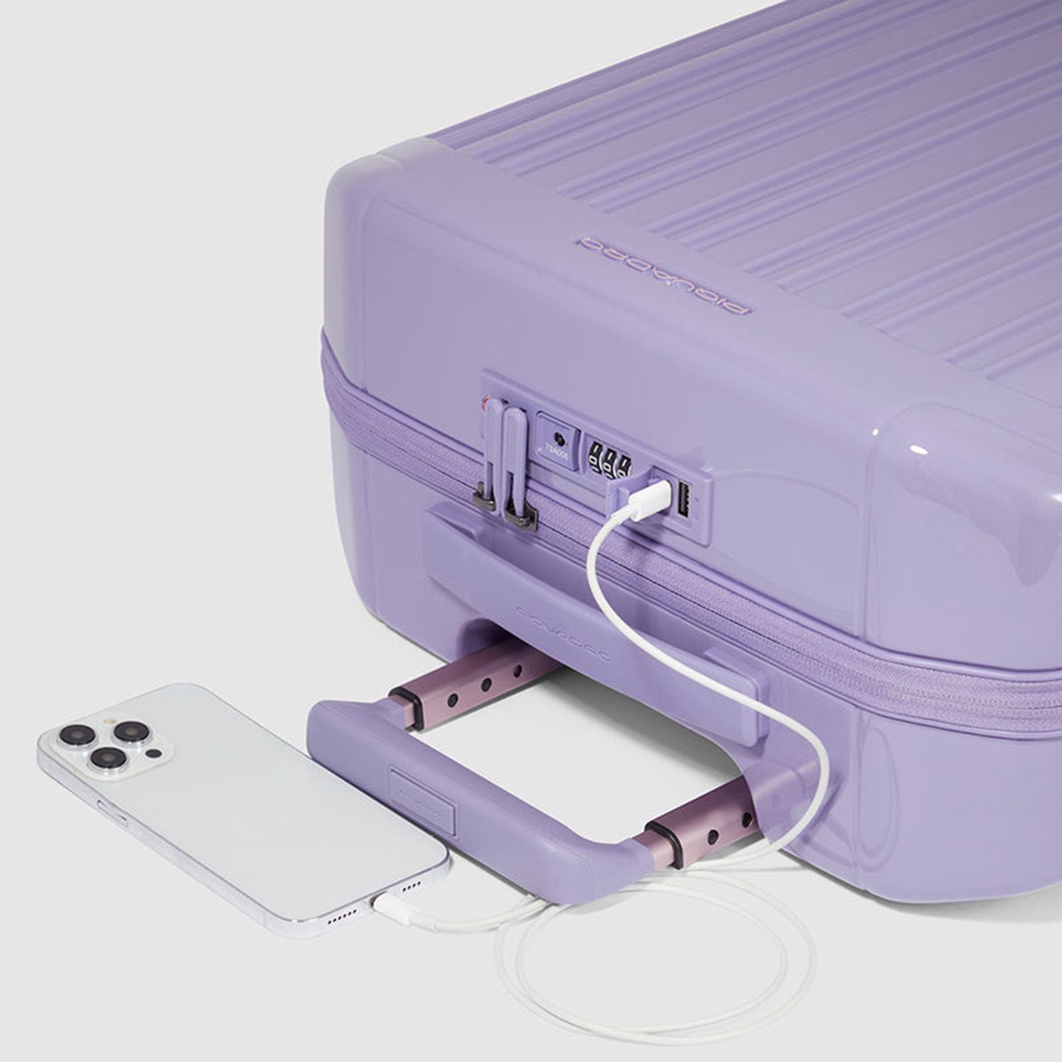 Piquadro PQ-Light Cabin Trolley 55 purple