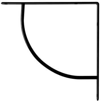 Duraline plankdrager swing zwart 24x24 cm