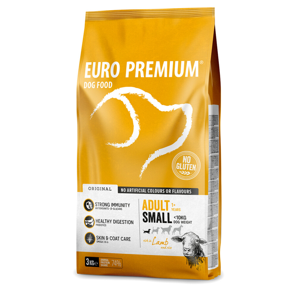 Euro-Premium Adult Small Lam - Rijst3 kg