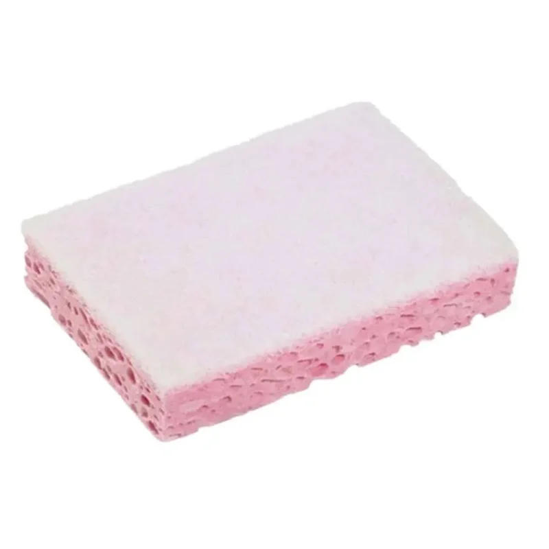 TAMPEL - Eponge sanitaire rose - x10