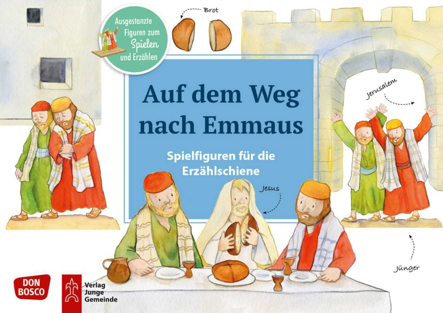 Spielfiguren für die Erzählschiene: Bibel, Heilige und Vorbilder - Auf dem Weg nach Emmaus