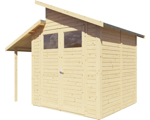 Tuinhuis Konsta Studio Set 2 met vloer 328 x 240 cm naturel