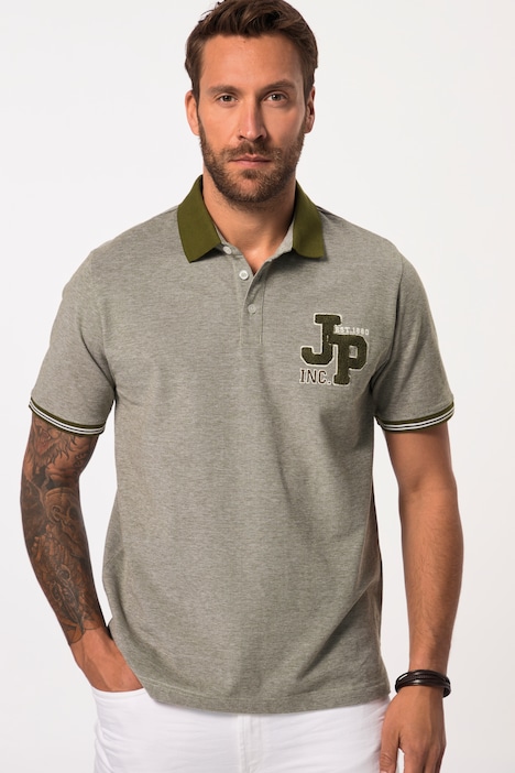 Poloshirt, Halbarm, Piqué, Badge, bis 8 XL