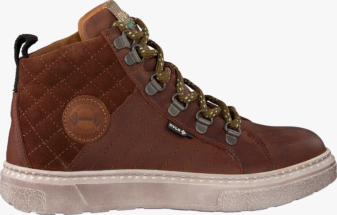 DEVELAB cognac develab hoge sneaker 41879