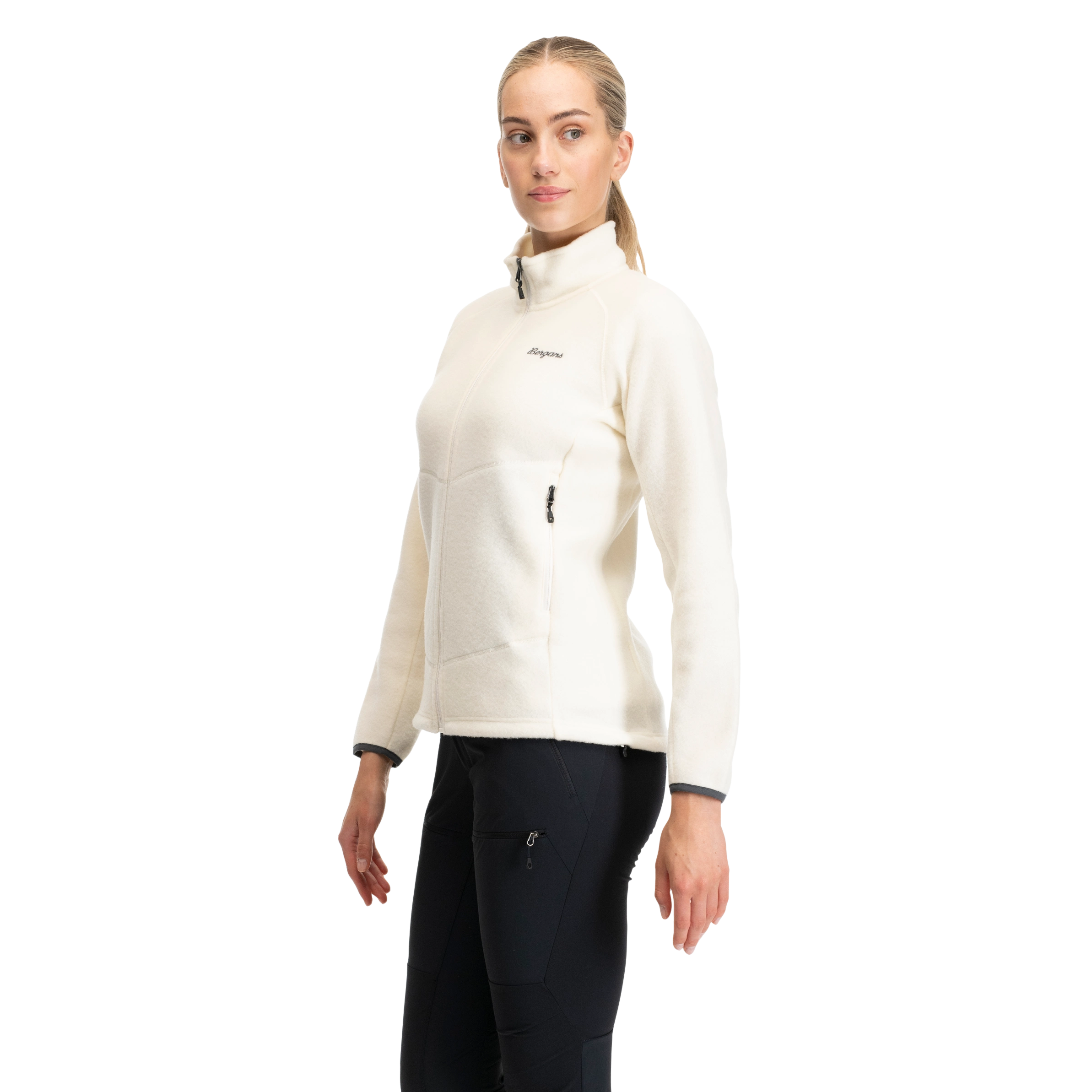 Rabot Merino Fleece Midlayer Jacket Women Vanilla White