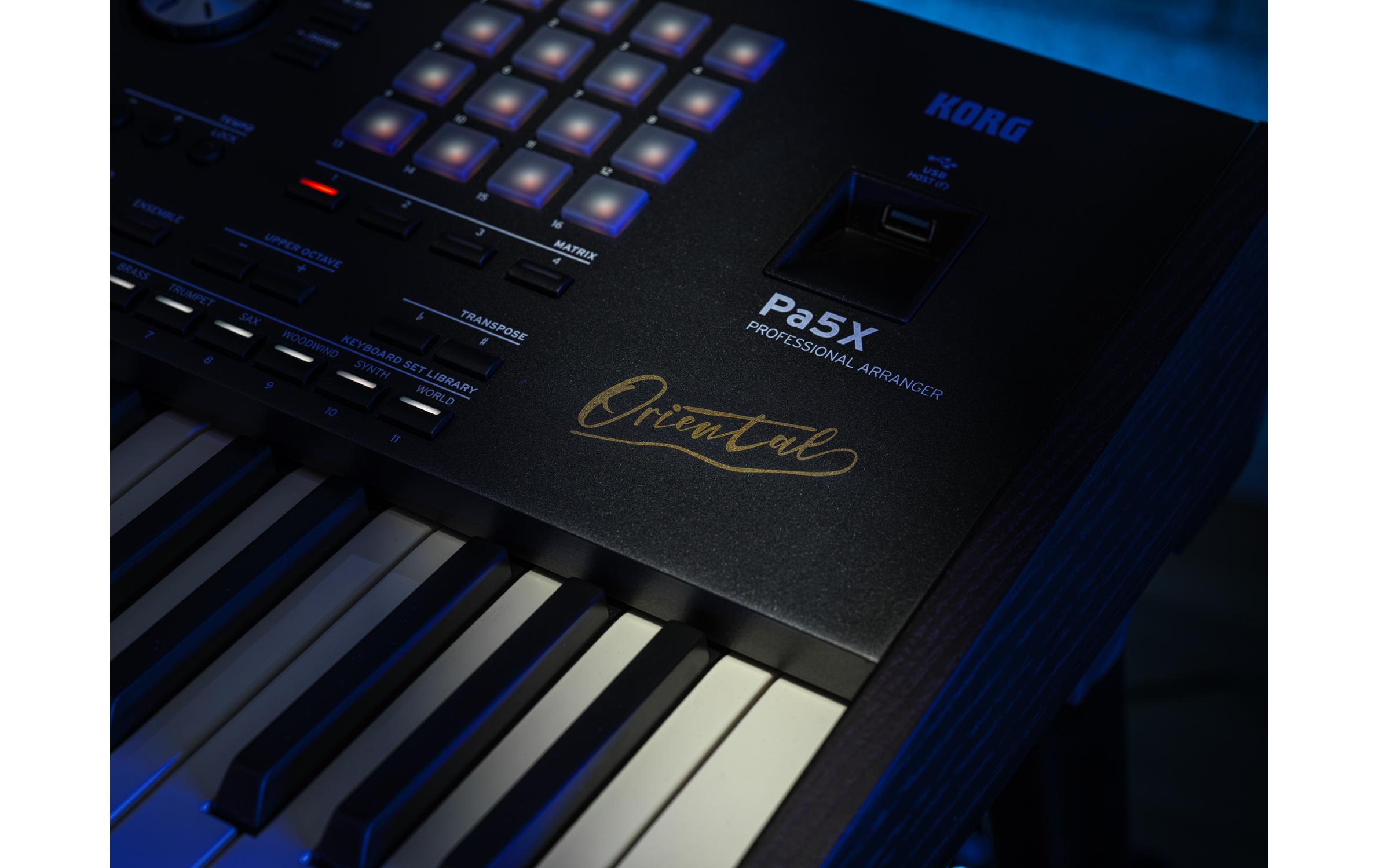 Keyboard Pa5X 61 Oriental<br>Keyboard mit 61 Tasten aus der Arranger-Serie