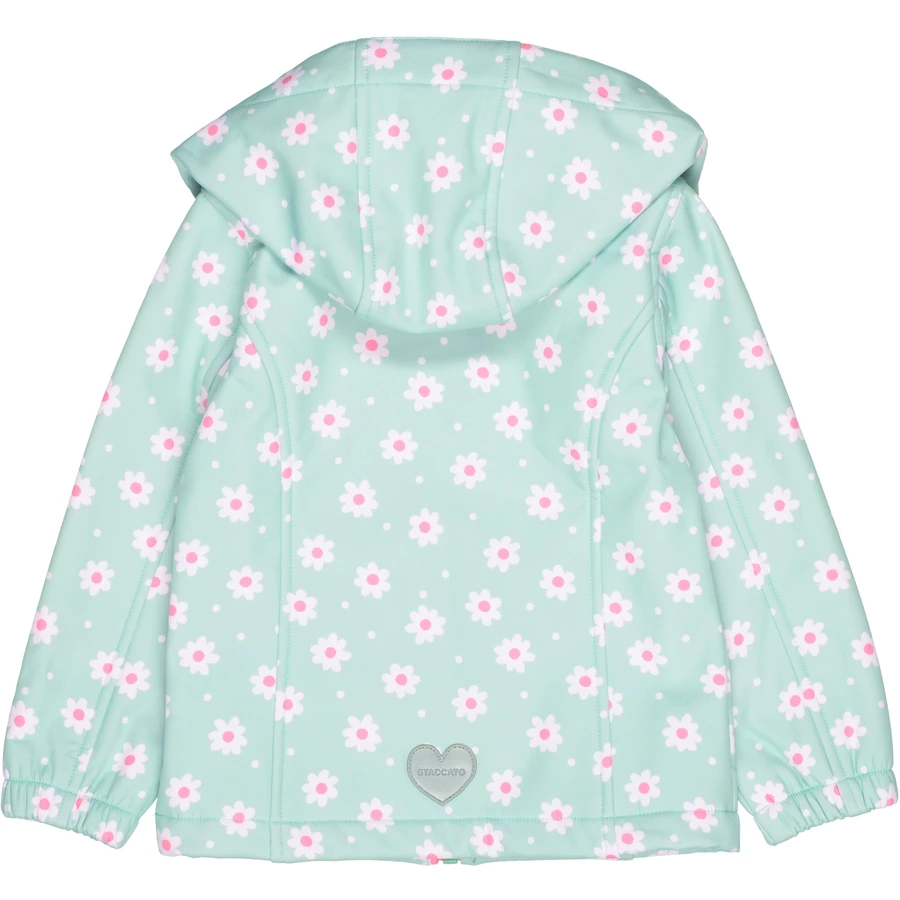 STACCATO Softshelljacke peppermint gemustert