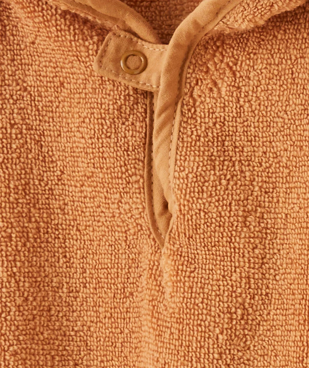 LASSIGPONCHO EN COTON BIOLOGIQUE CAMEL