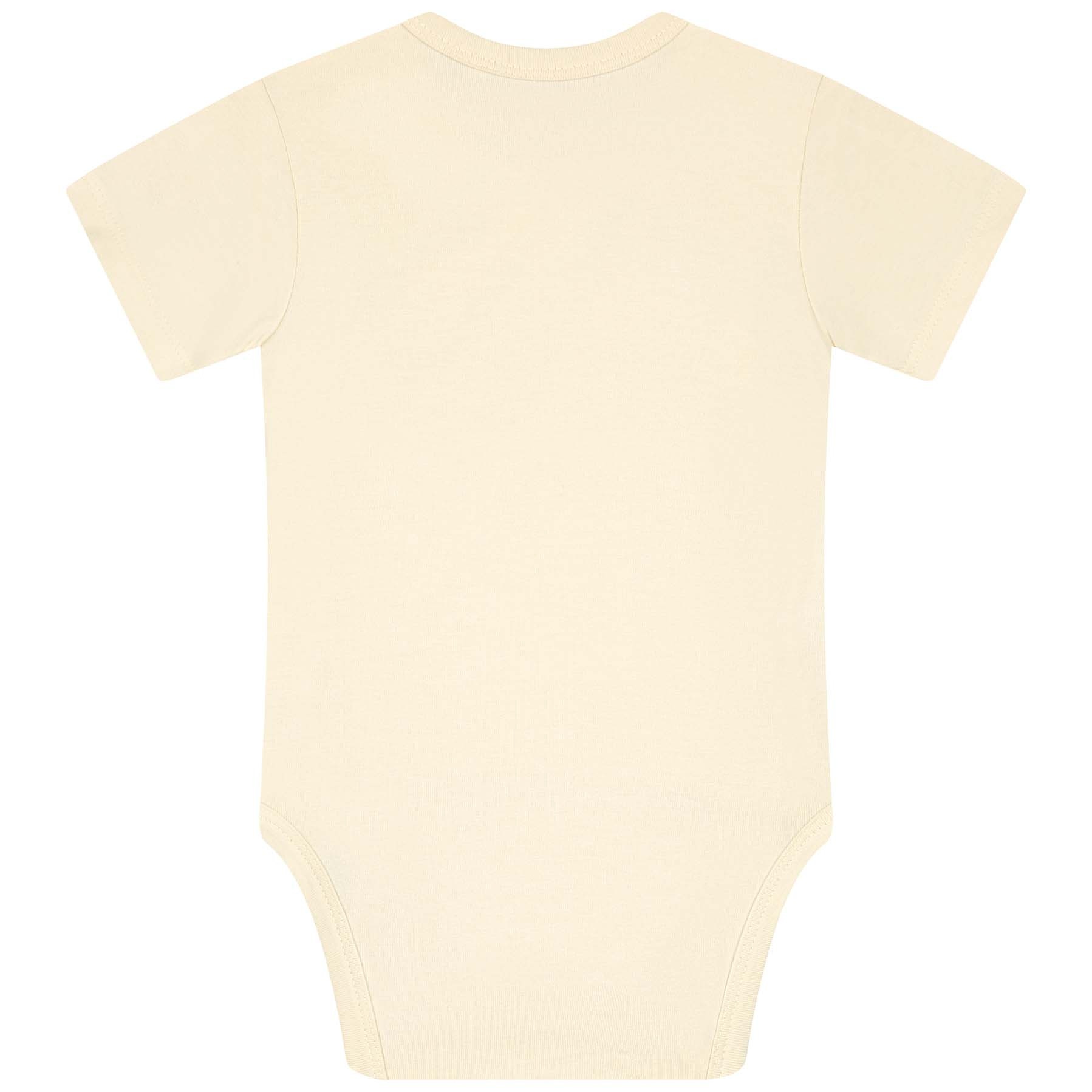 Prénatal basis romper korte mouwen effen beige