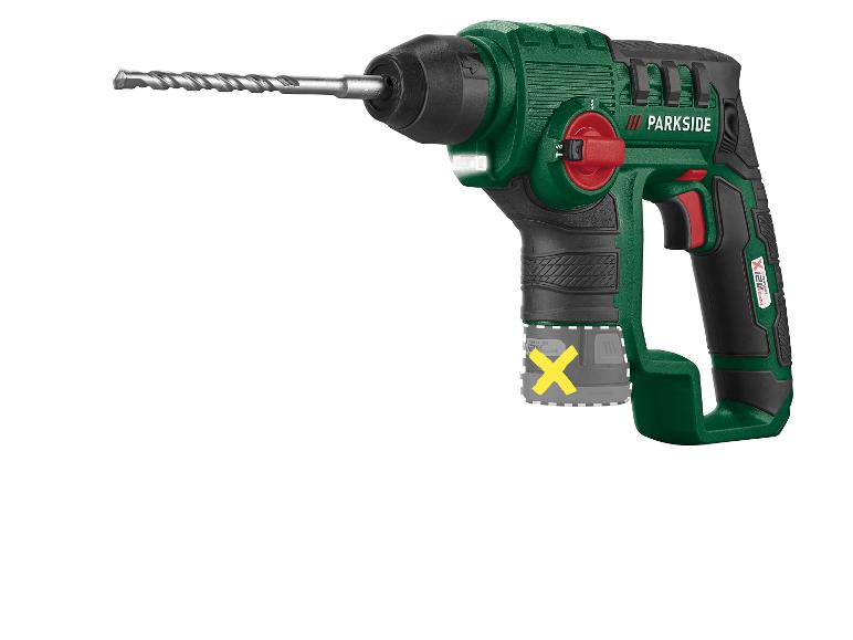 Accu-boorhamer 12 V zonder accu en lader