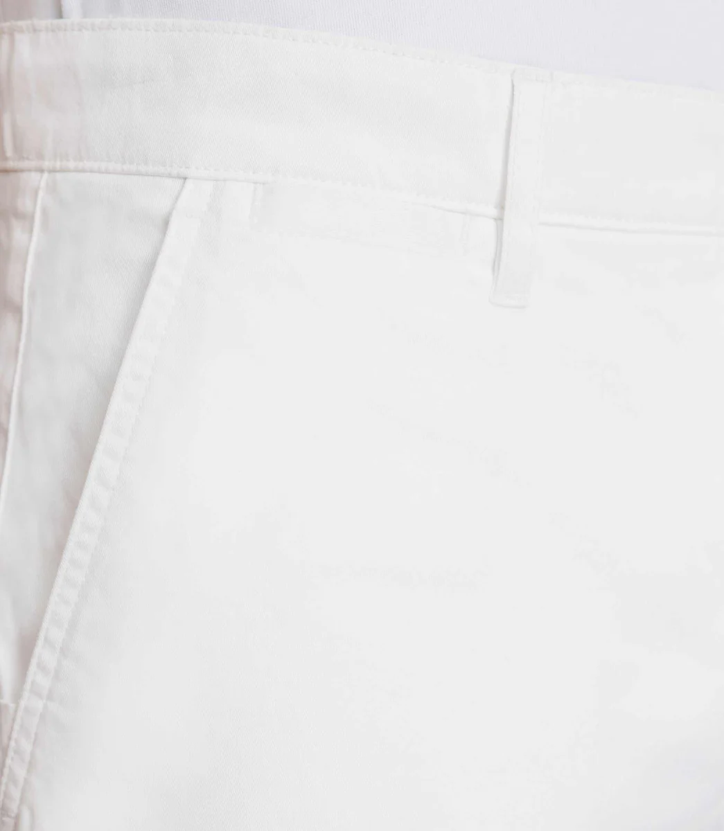 Bermuda stretch blanc