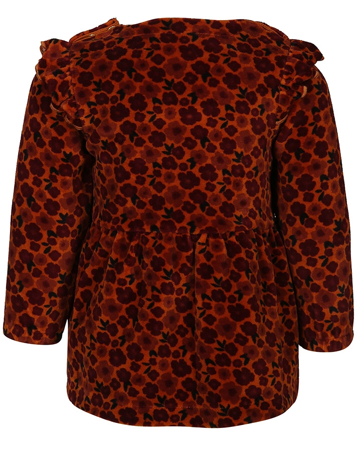 Nicki-Kleid BLUMEN in pumkin spice