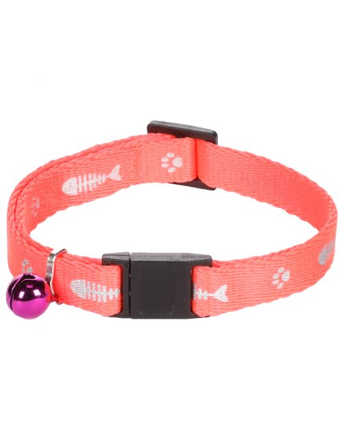 Flamingo Kattenhalsband Ziggi - Kattenhalsband - 20-35 cm Roos