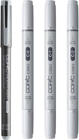 Copic Ciao - Shade Markerset - Light Cool Grey - 4 Stuks