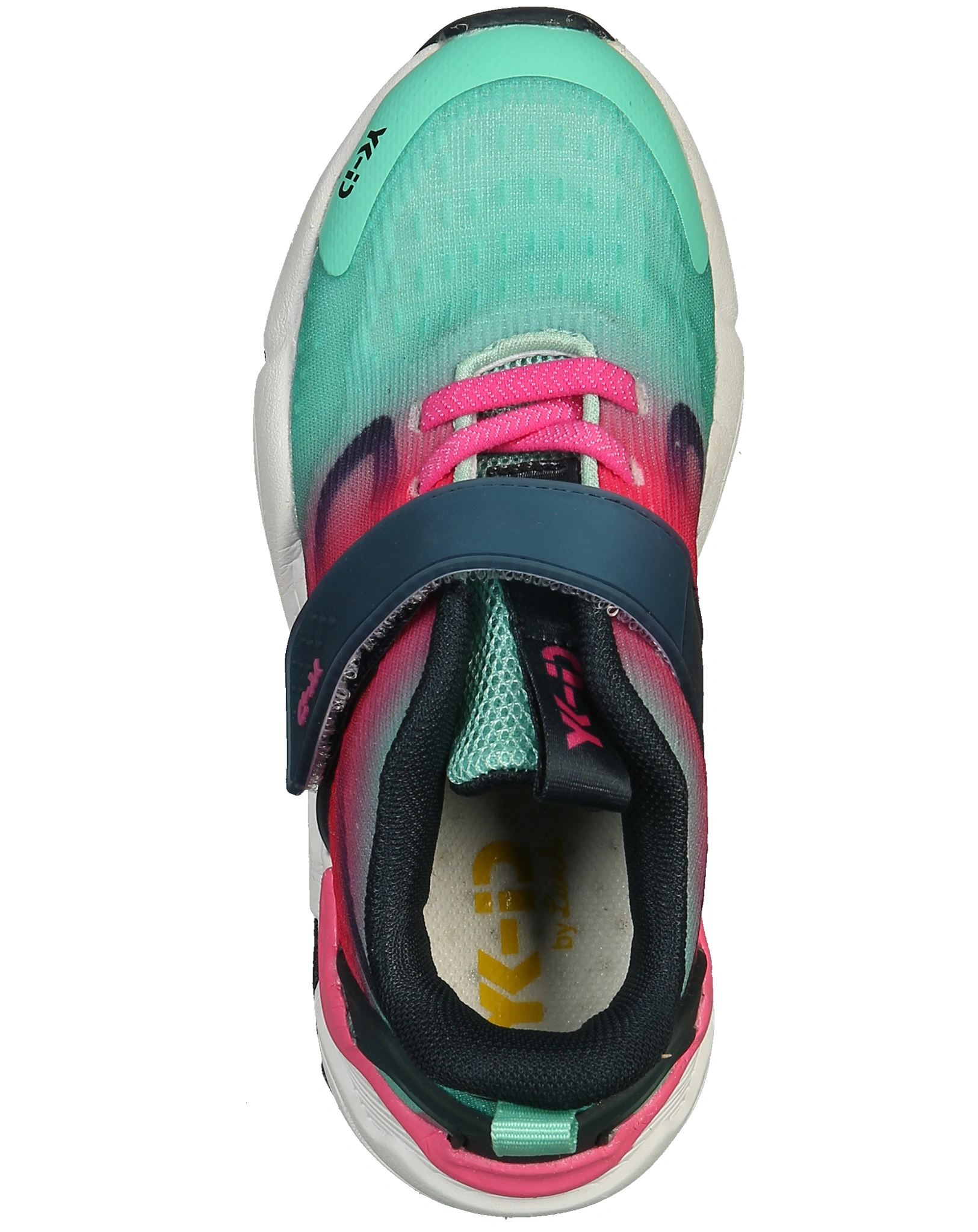 Klett-Sneaker LEIF in turquise/navy/fuchsia