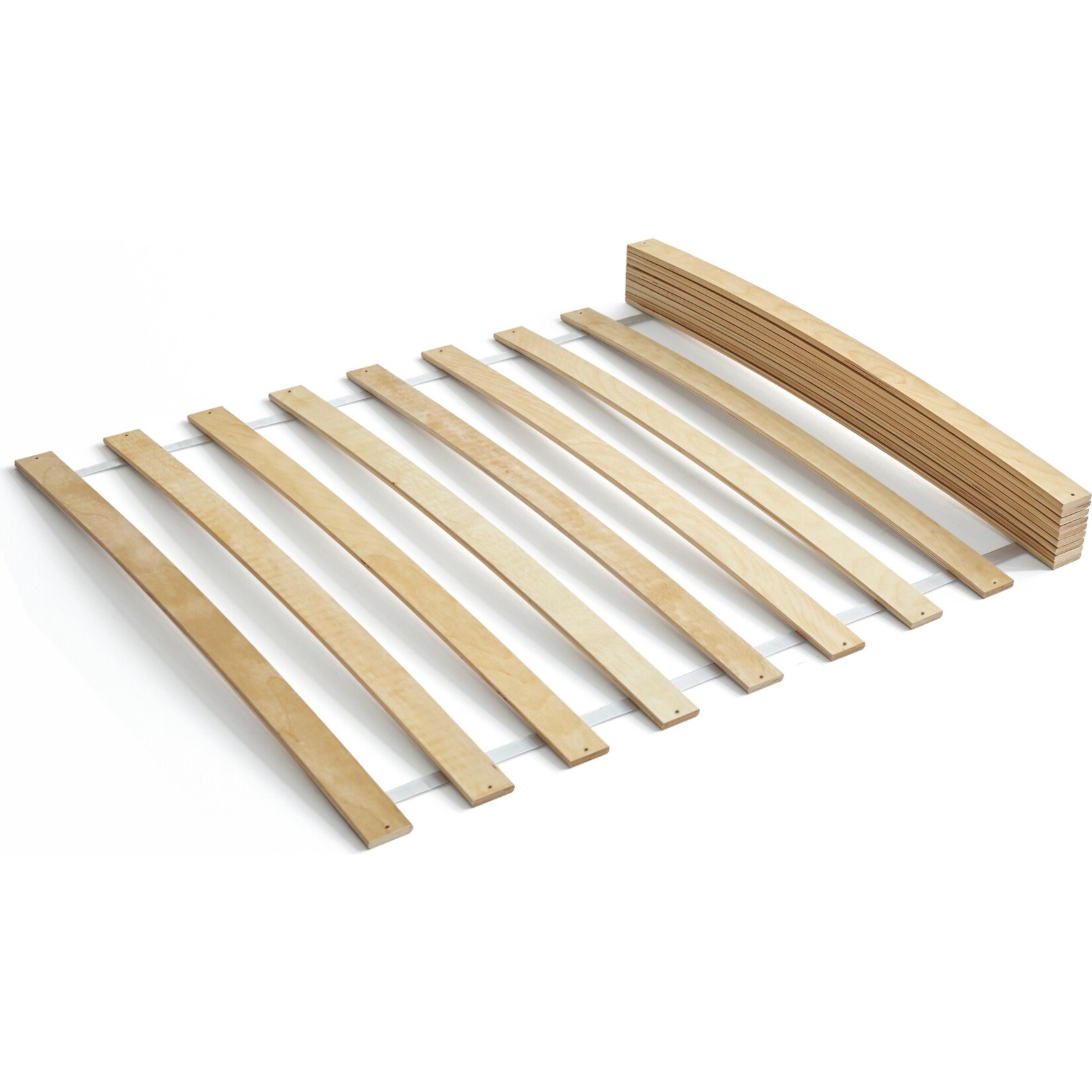 TiCAA Lattenrost Rollrost mit Federleisten Birke 90 x 200 cm