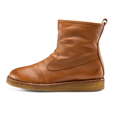 Damen-Halbstiefel gefüttert, Natur