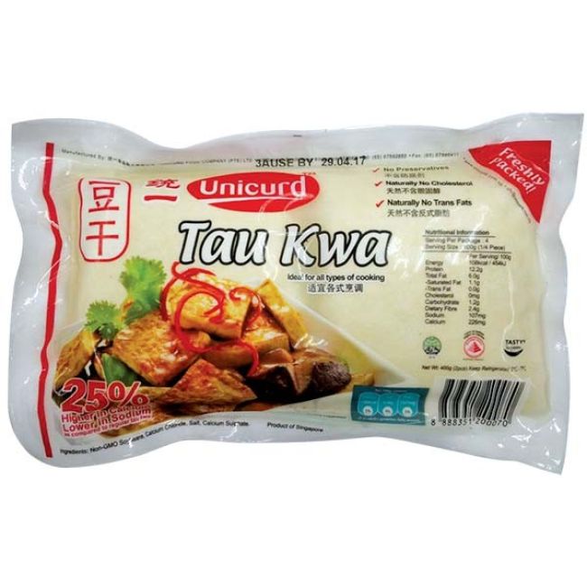 Unicurd Tau Kwa Geperste Tofu 2x200g