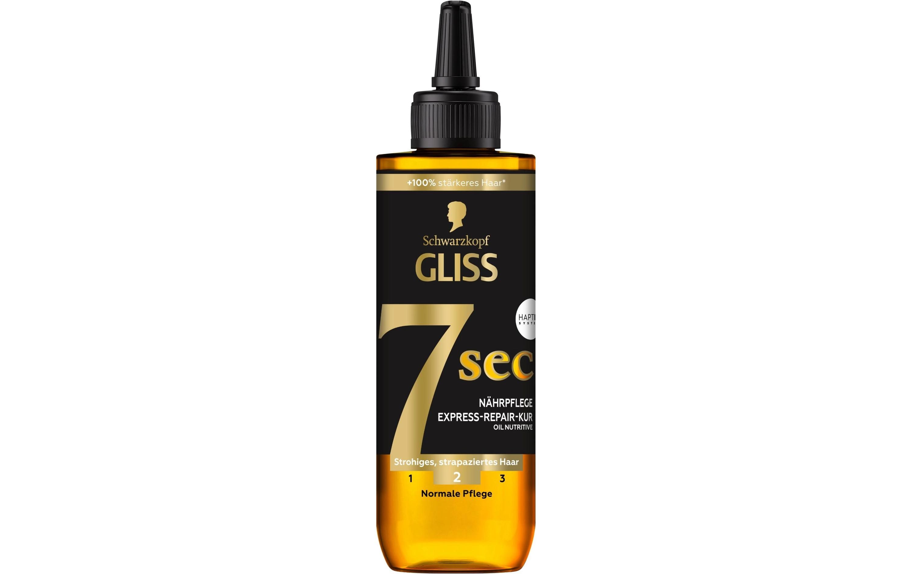 Haarkur Oil Nutritive 7 Sec 200 mlPflegekur sorgt in nur 7 Sekunden für glänzendes, repariertes Haar