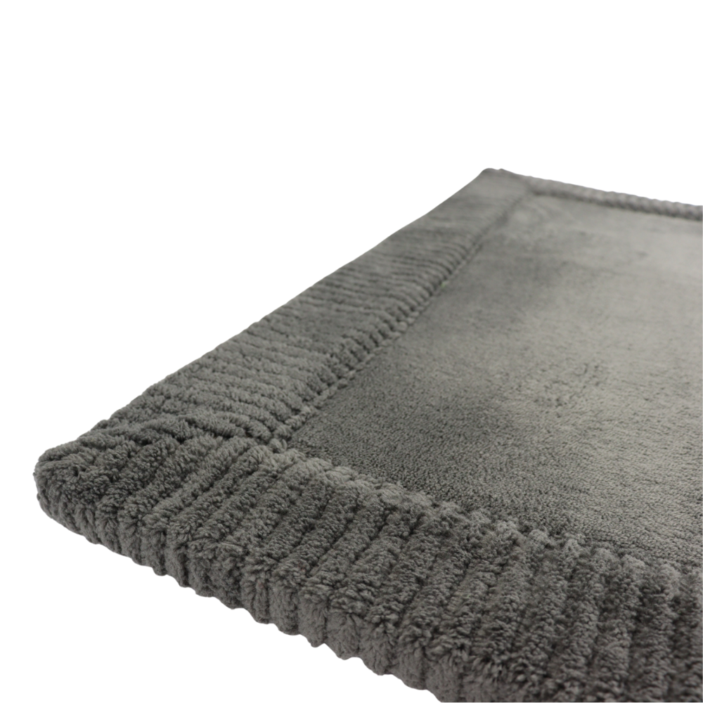 Orange85 50 x 80 cm polyester badmat - Grey