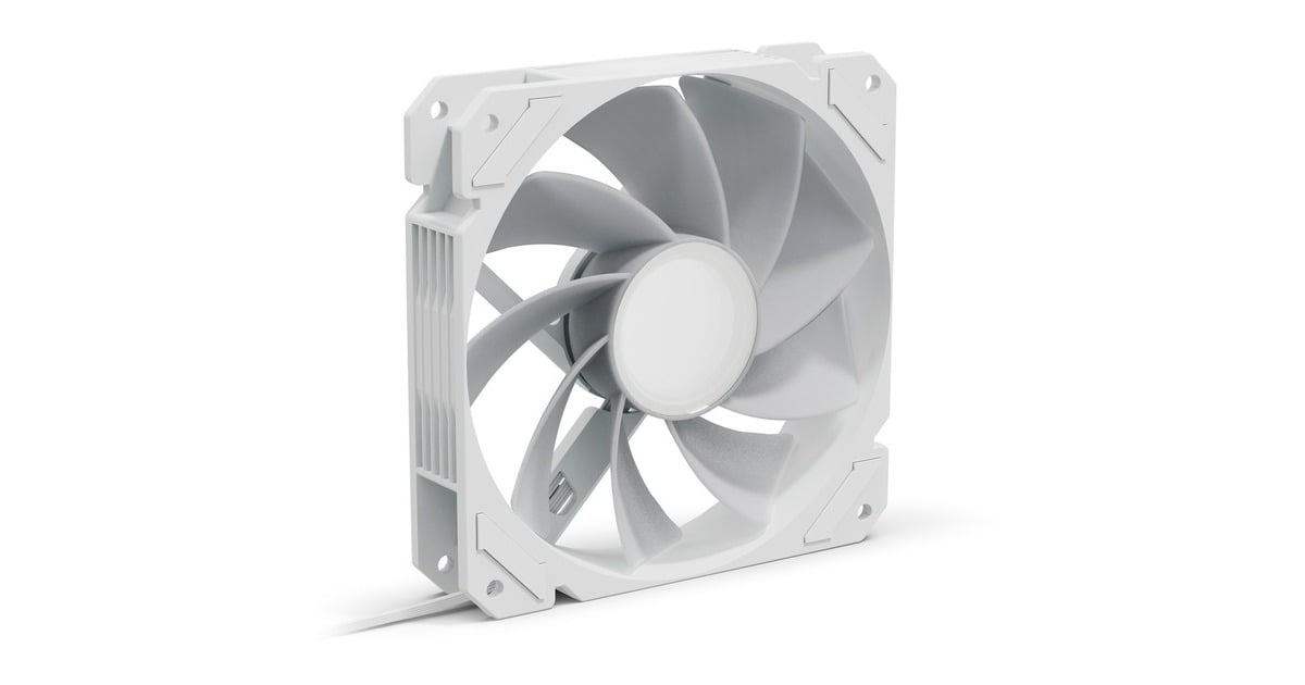 SharkoonSHARK Mirror RGB PWM Reverse case fan  (Wit, 120 x 120 x 25 mm)