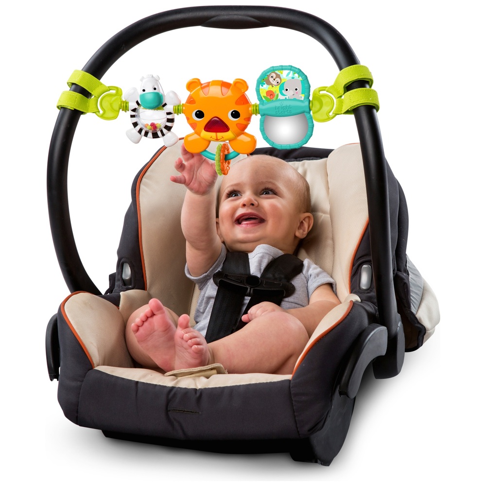 Bright Starts Take Along Tragetasche mit Spielzeugbügel