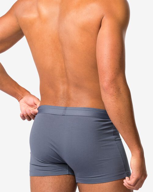 2 boxers homme modèle court real lasting bleu foncé