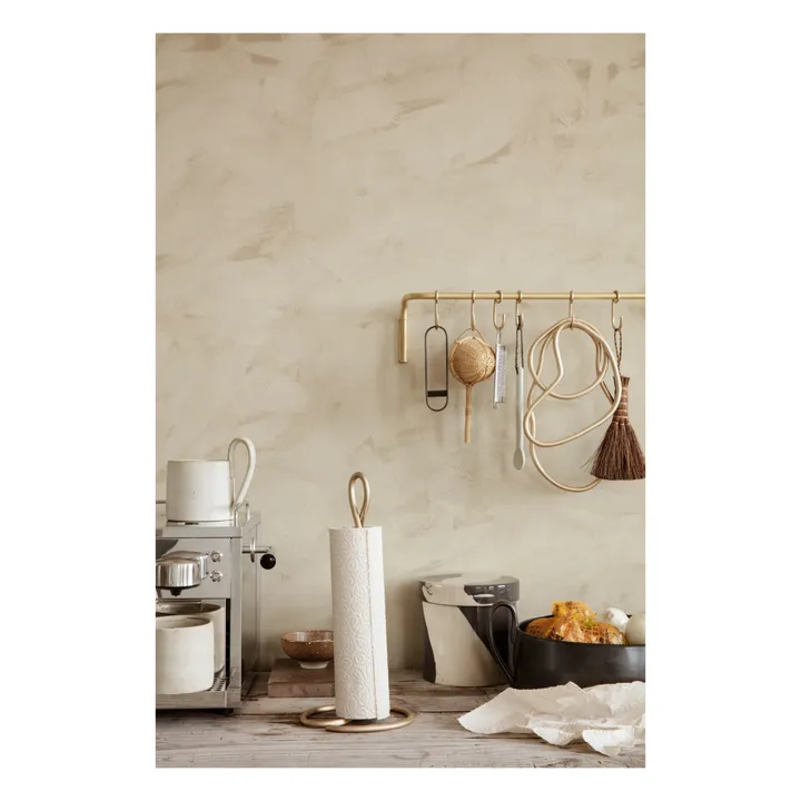 Ferm Living Porte Essuie-tout Curvature  | Doré