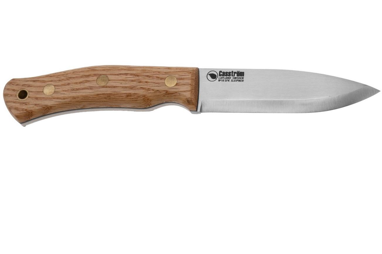 Casström No. 10 Swedish Forest Knife Scandi 14101 Sleipner, Oak, Kydex, bushcraftmes