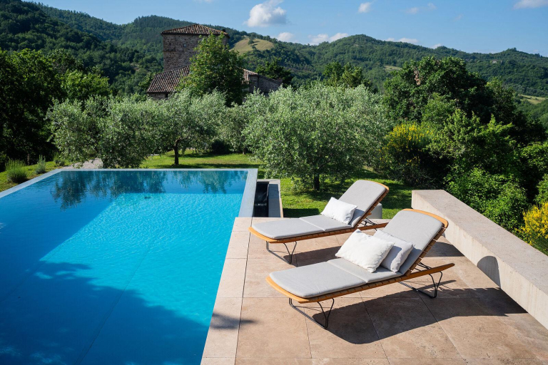 Houe Pui outdoor kussen 61x48 Alpine