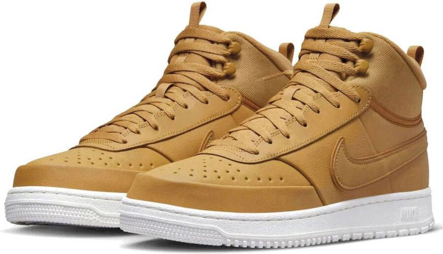 Nike Court Vision Mid Winter Sneakers Mannen Beige Wit