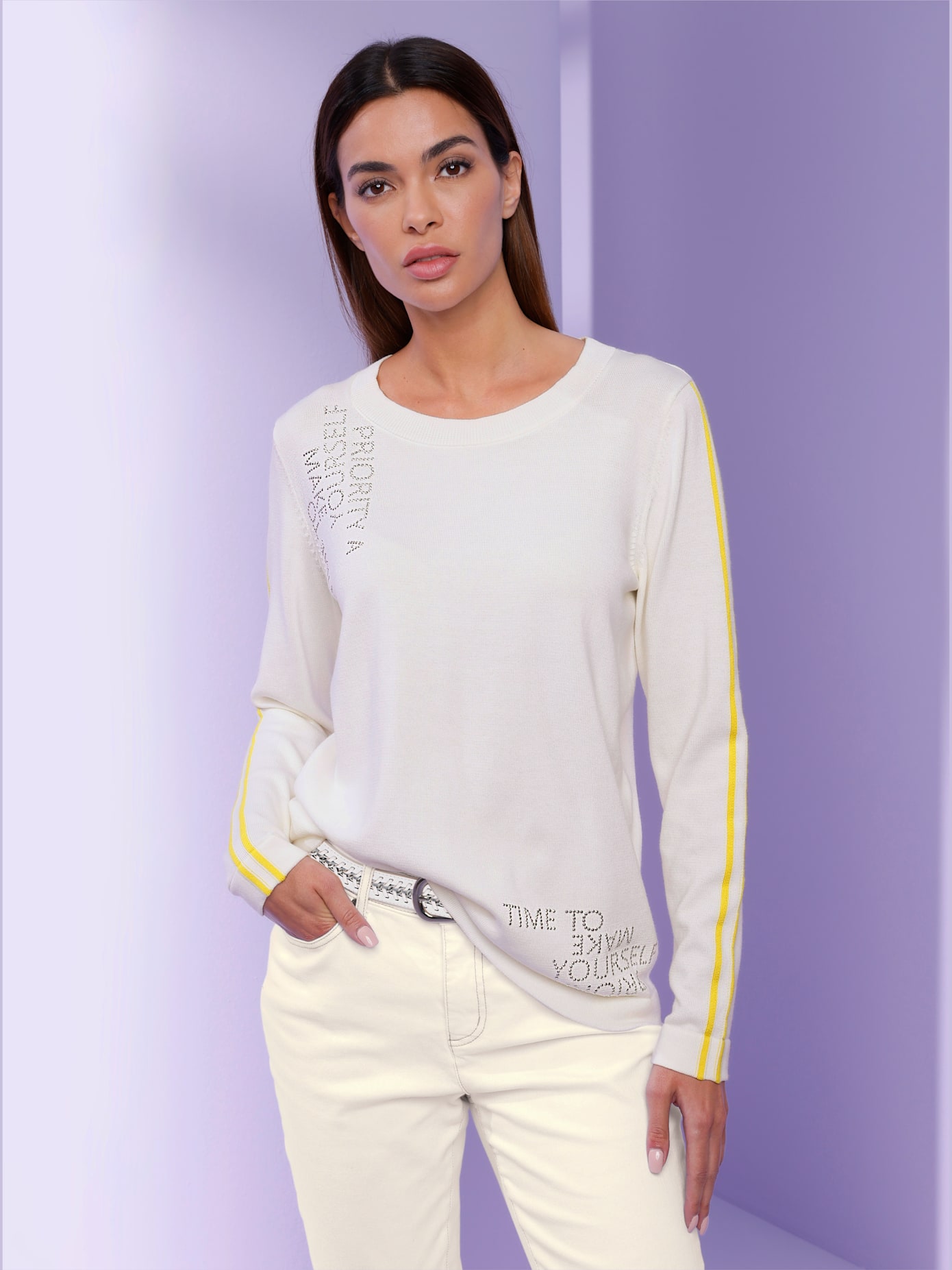 Pull inscription tendance