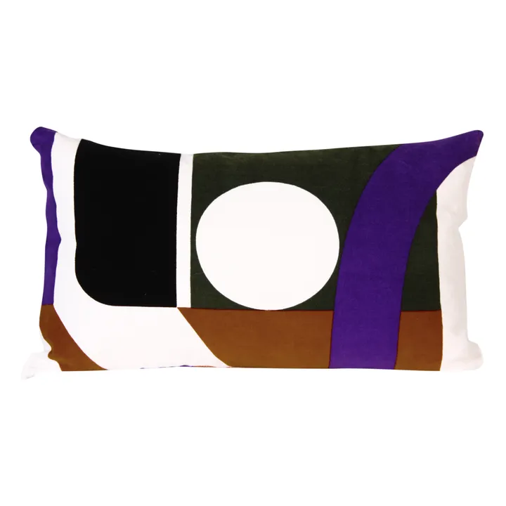 Mapoésie Coussin Vision en coton | Violet