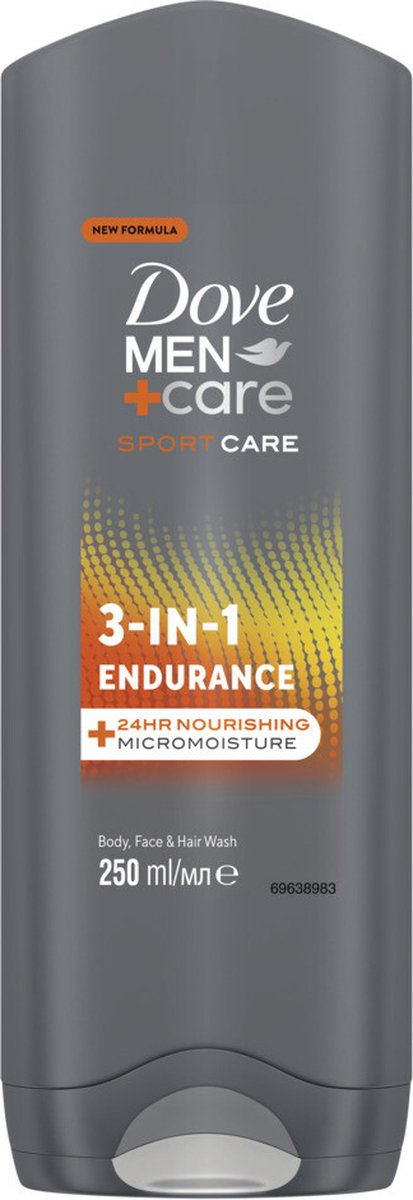 Dove Men showergel endurance comfort (250 ml)