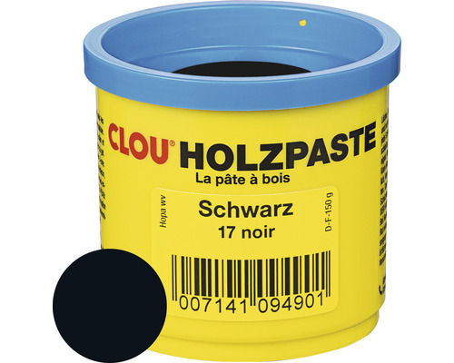 Clou zwarte houtpasta 150 g