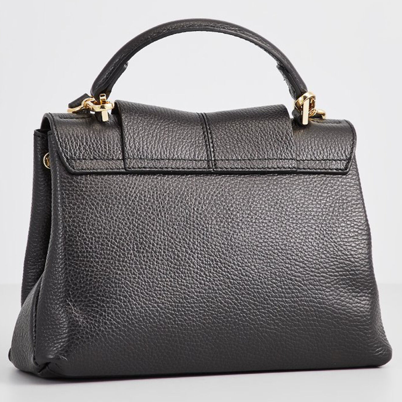 Christian Laurier Sac à main en Cuir de Vachette Jador noir -  25x18x10 cm