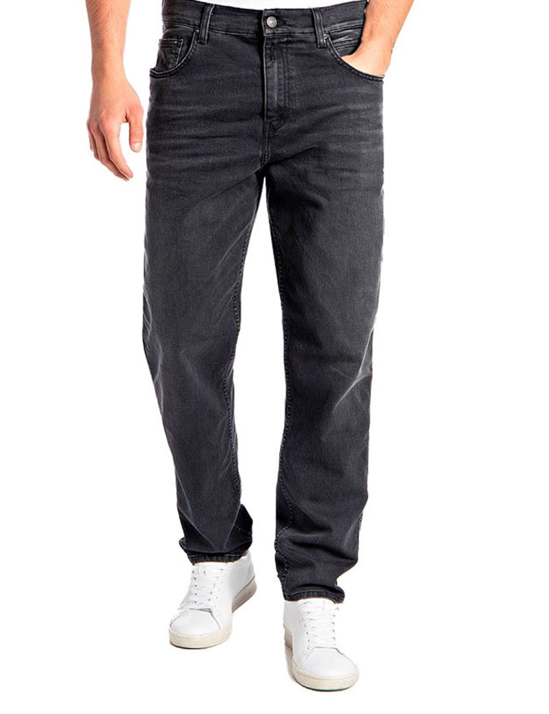REPLAY JEAN HOMME MILANO ELASTIQUE CEINTURE NOIR
