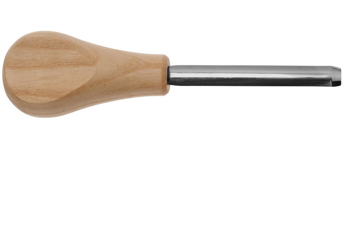 BeaverCraft Palm Chisel P8-08 Straight Rounded Sweep No. 8, 8 mm, handguts