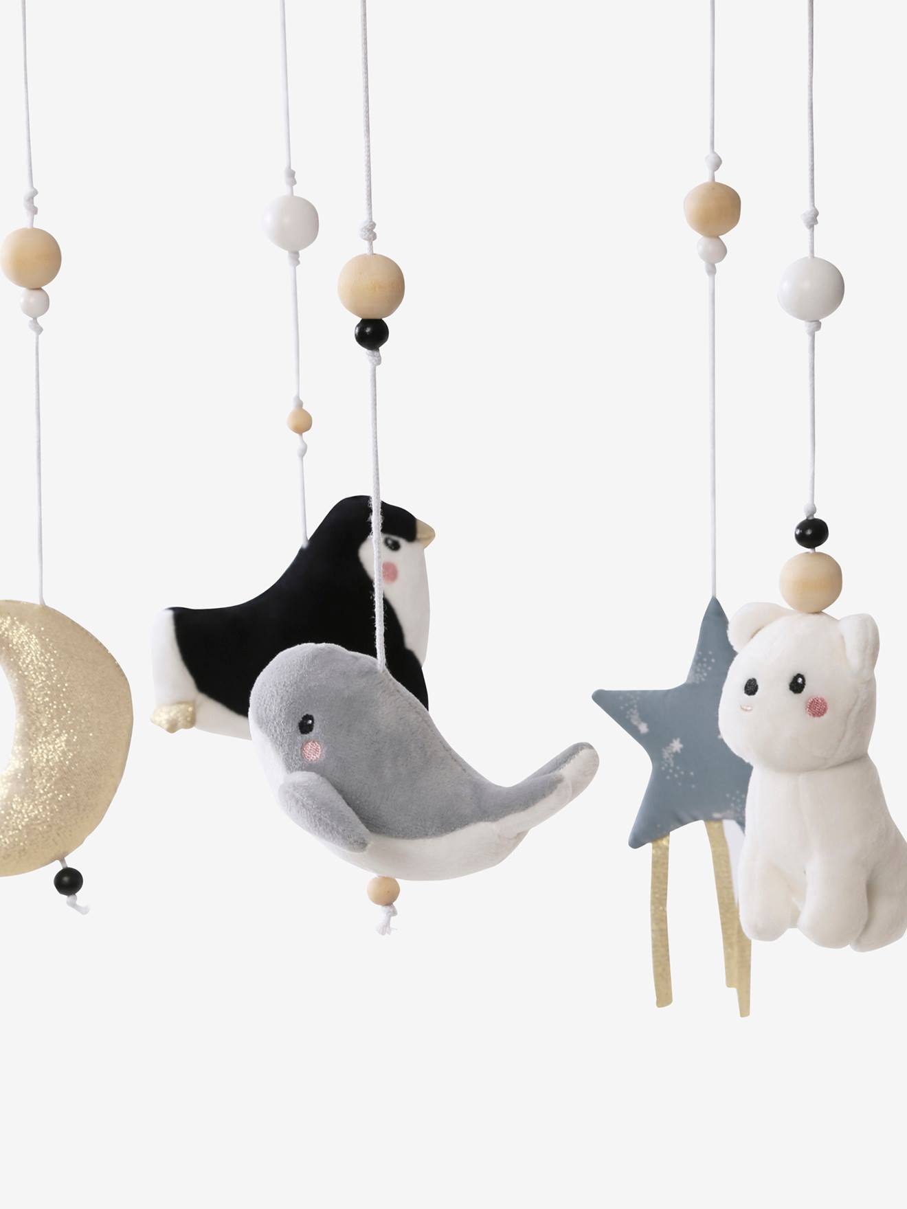 Móbile musical Estrela Polar Azul/Multicolorido