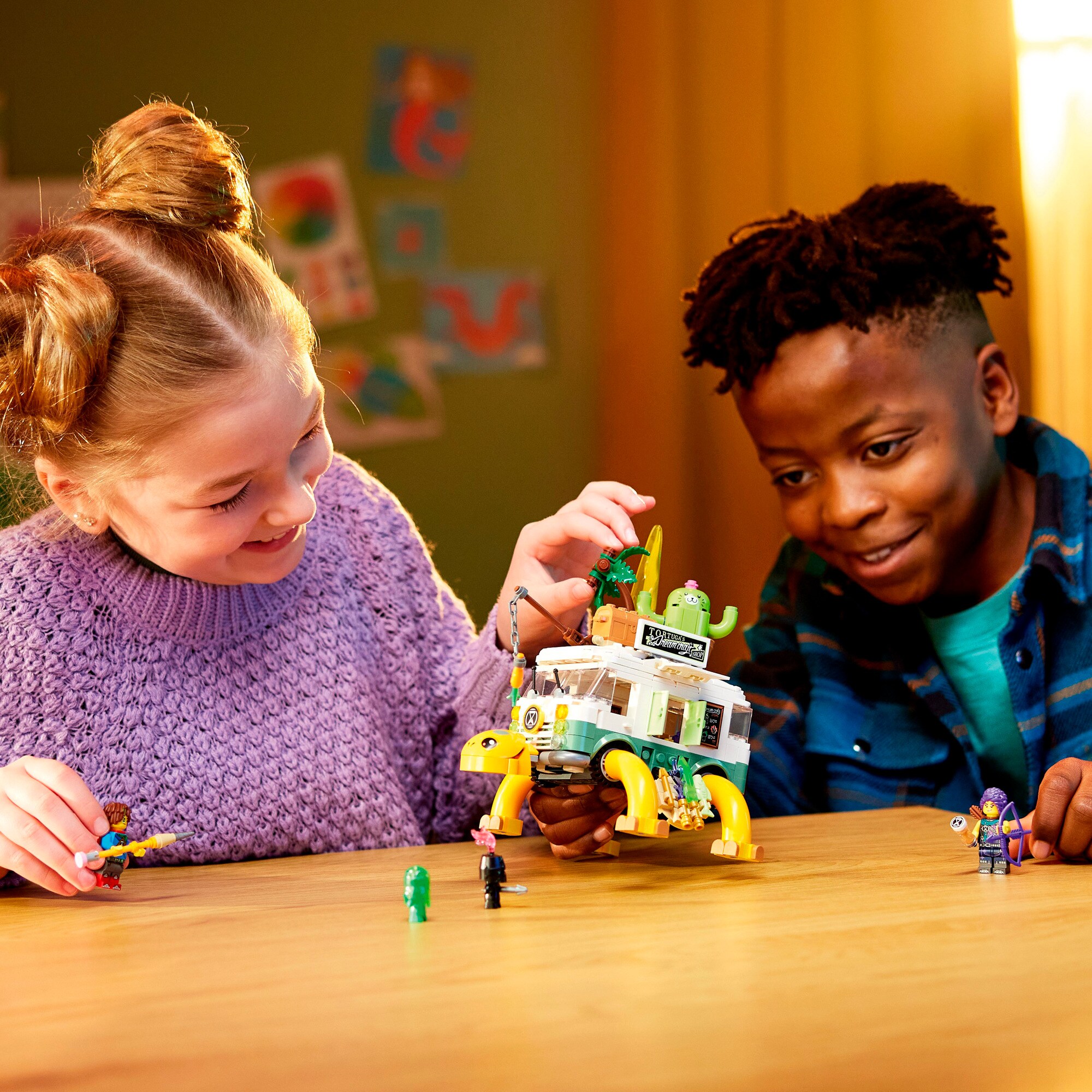 LEGO Konstruktionsspielzeug DREAMZzz Mrs. Castillos Schildkrötenbus