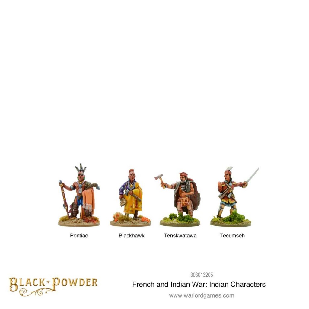 French Indian War - Indian Characters