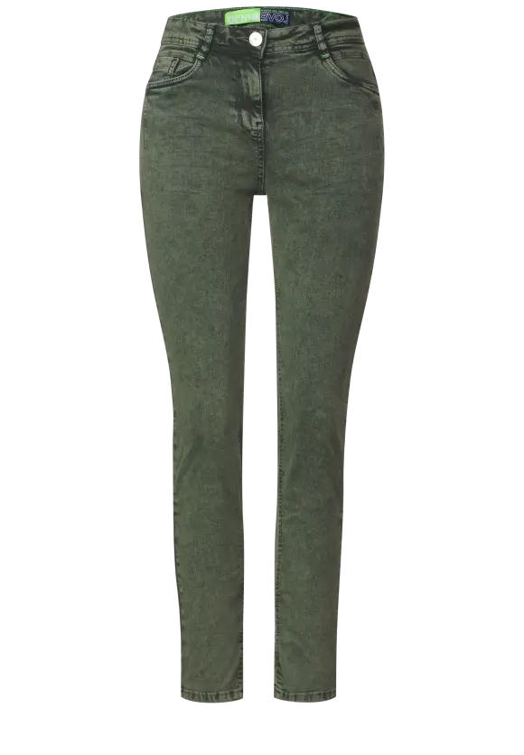 Slim Fit Color Jeans - strong khaki