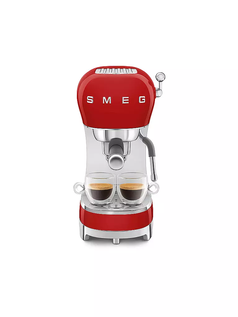 SMEG Espresso-Kaffeemaschine 50s Retro Style Rot ECF02BLEU rot