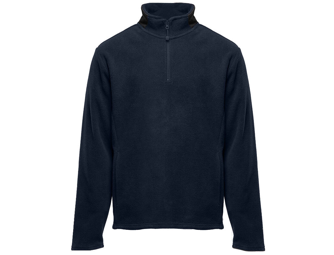 BLACK&MATCH BM505 - Polaire col zippé contrasté