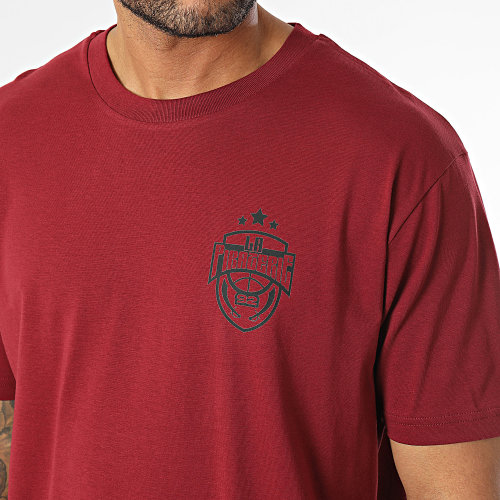 Tee Shirt Oversize All Star Bordeaux Noir