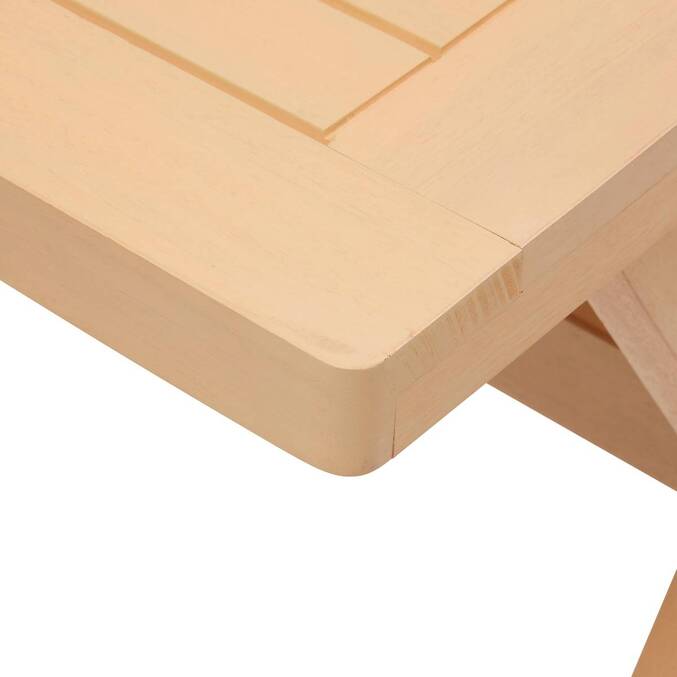 Table de jardin carrée XENIA Eucalyptus