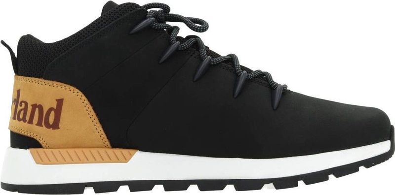 Timberland - Sprint Trekker Mid - Schoenen - Jet Black - Leer - ReBOTL-stof