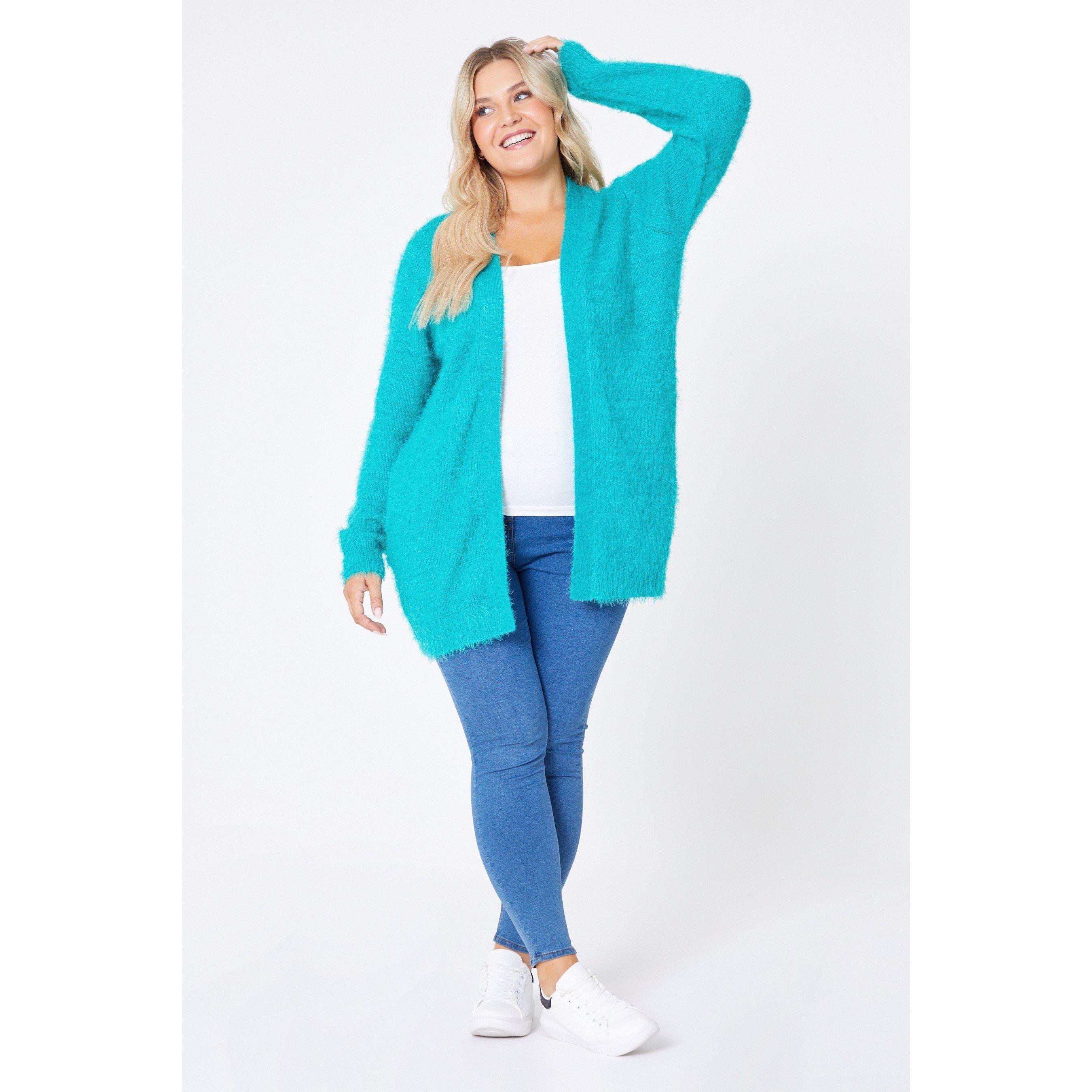 Be You Ladies Fluffy Knit Cardigan