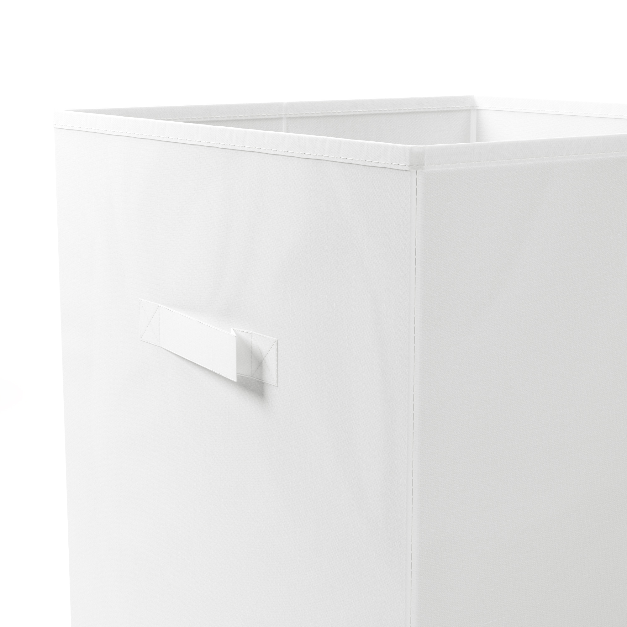 Aufbewahrungsbox 33 x 33 cm 2er Set weiss
